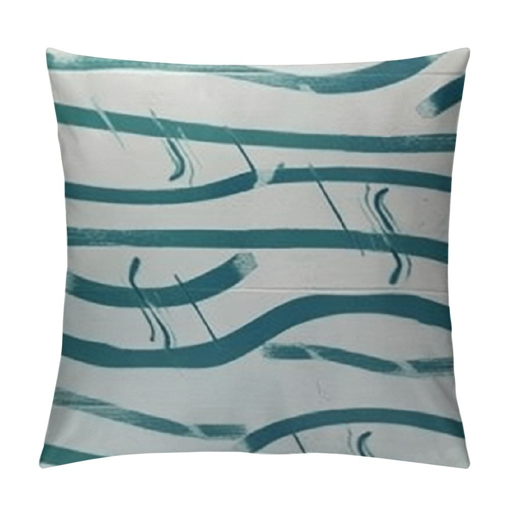 Lingy The Beach Definition Ocean Wave Decorative Throw Pillow Covers