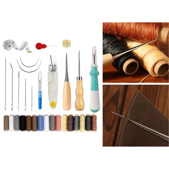 Lingzhan Leather Art Tool Making Bag Leather Hand Sewing Tool Set Premium Craftsmanship for Personalized Leather Projects