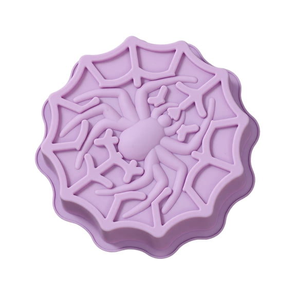 Lingzhi Spider Web Fondant Molds Spider Silicone Mold for Cake Decoration Cupcake Topper Chocolate Candy Sugar Craft Gum Paste Polymer Clay Set Of 4