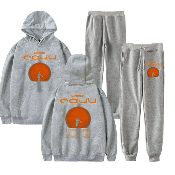 Liniker CAJU Euro Tour 2025 Hoodie Pants Sets Merch Men/Women Sweatshirt Pants Two Piece Set Fashion Streetwear