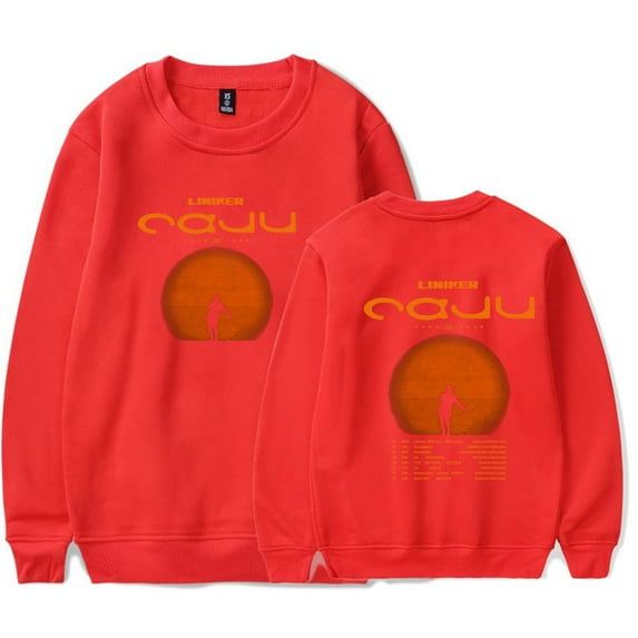 Liniker CAJU Euro Tour 2025 Merch Long Sleeve Crewneck Sweatshirt For Men/Women Unsiex Fashion Streetwear
