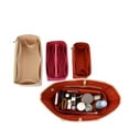 thumbnail image 1 of Lining Organizer Insert Felt Cloth Insert Bag Makeup Travel Inner Purse Cosmetic Mommy Bags, 1 of 7