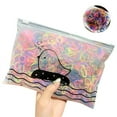 thumbnail image 1 of Linjieee 1000 / Pack Girl Colorful Fashion Disposable Rubber Band Elastic Hair Band Clear Rubber Bands for Hair Hair Rubber Bands No Damage Hair Mini Rubber Bands Clear, 1 of 8
