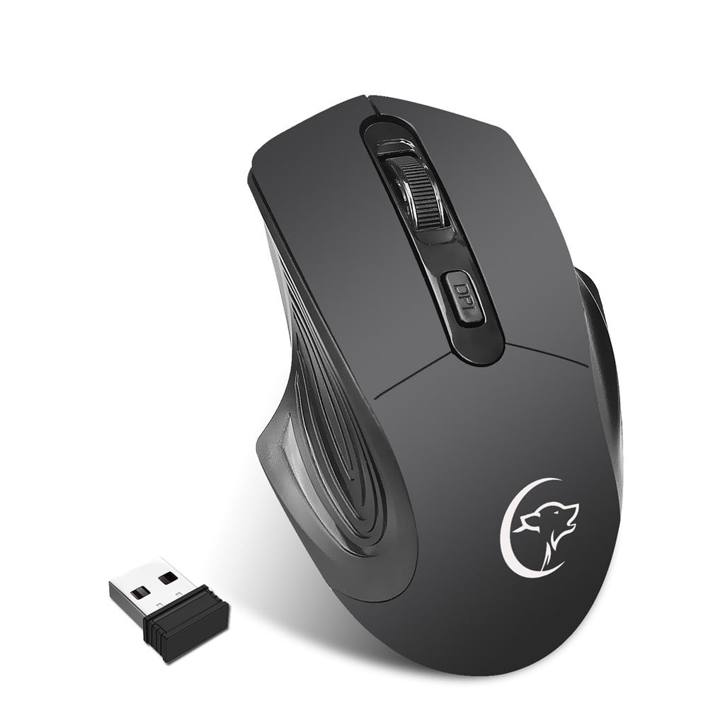 Linjieee 2.4GHz Wireless Optical USB Gaming Mouse 2400DPI Rechargeable
