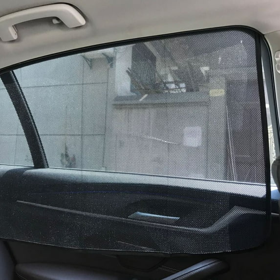Linjieee Car Bumper Guard Protector Front Car Window Shades Breathable Mesh Car Side Screen Stretch Car Window Shade Sun For Baby Car Window Covers For Window For Privacy