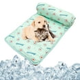 Linjieee Cats Dogs Bed Pet Summer Cushion Self Pad Ice Silk Mat For