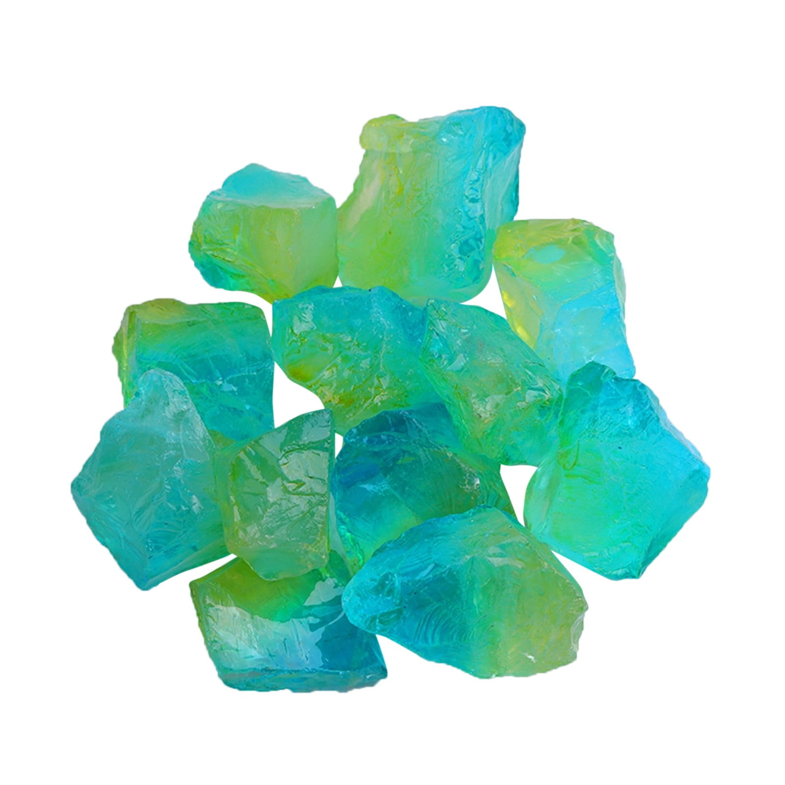 Linjieee Decorative Stones for Vases Natural Rough Stone Electroplating