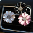 thumbnail image 1 of Linjieee Diamond Inlaid Daisy Car Air Conditioner Air Perfume Clip Car Mounted Decoration Fragrance Organic Car Air Fresheners, 1 of 8