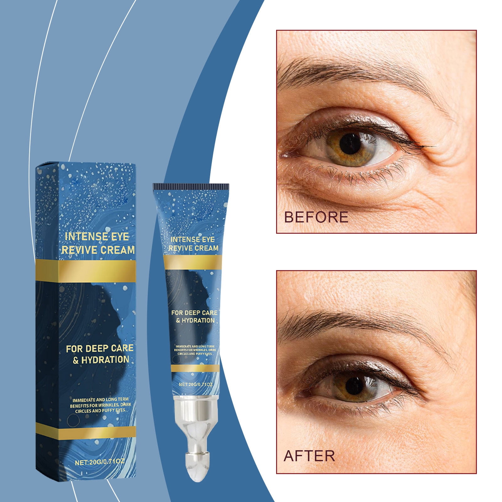 Linjieee Firming Eye Eye Lighten Fine Line Eye Bags Black Moisturizing Eye Release Dryer Sheets Wand Holder Sagging Skin Tape Make up Sponges Pie Shape