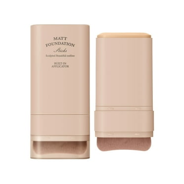 Linjieee Foundation Stick With Built In Brush Multi Tone Concealer And Makeup Stick For Blendable Coverage Long Lasting Dermatologically Tested Wake up Stick Intensive Tint Move over Butter Spread