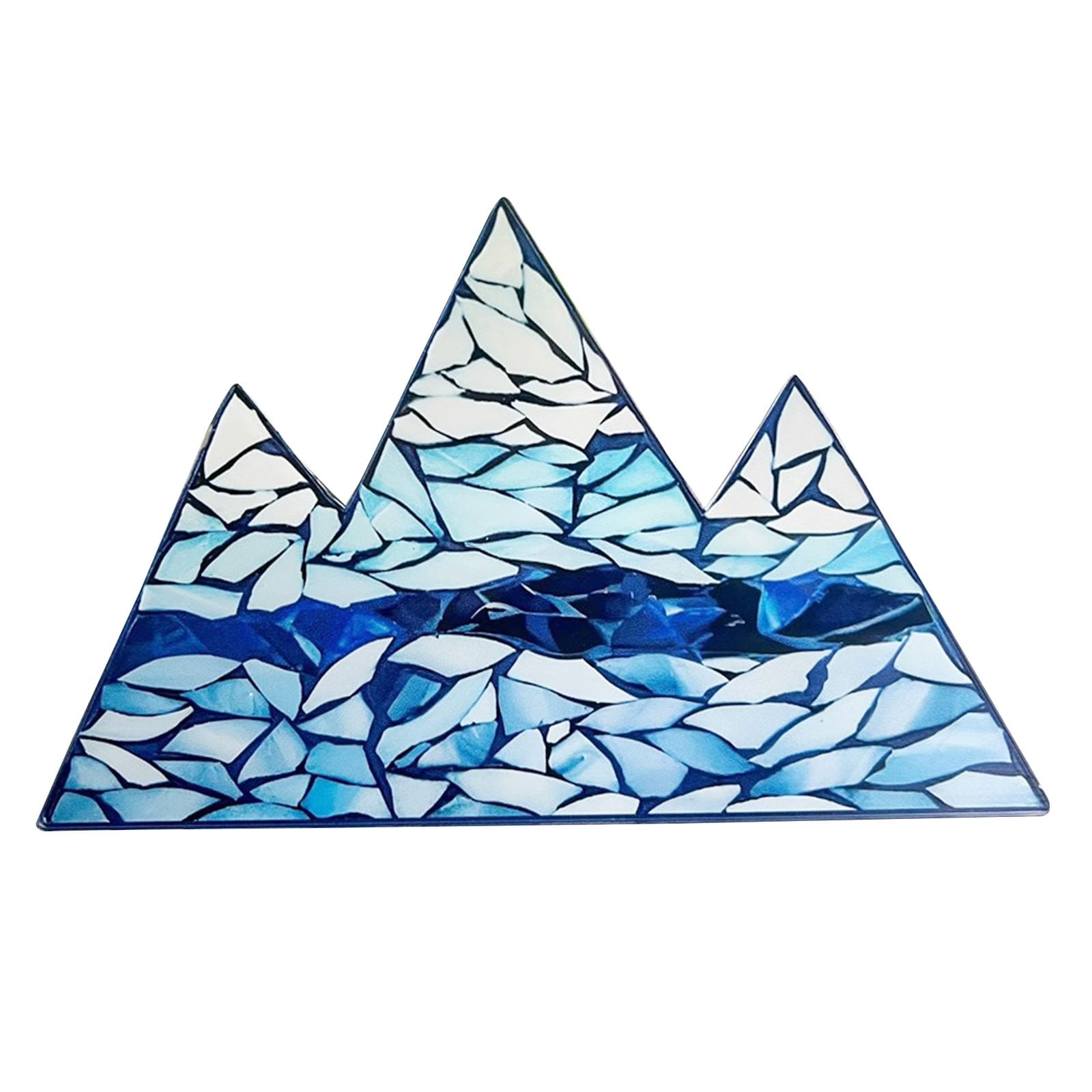 Linjieee Glass Mountain Fish Crow Sunflower Bear Tabletop Decor Funny