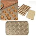 Linjieee Gold Non Stick Cookie Sheet 15 Cookie Sheets for Baking