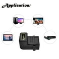 Linjieee HDMI FeMale to HDMI Female Angle of 90 Degrees Wall Plate