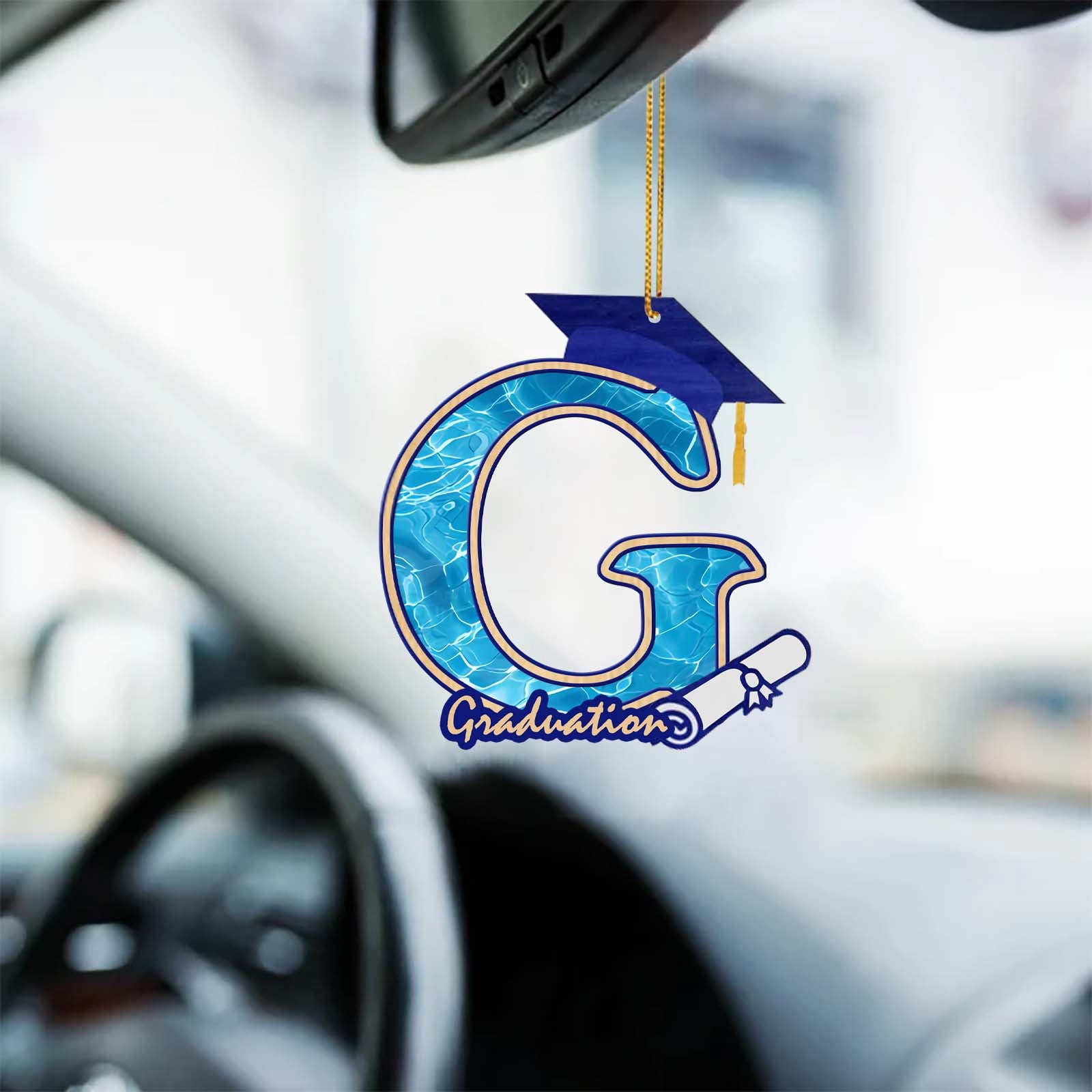 Linjieee Swinging Penguin for Car "Turn Your Graduation Celebration