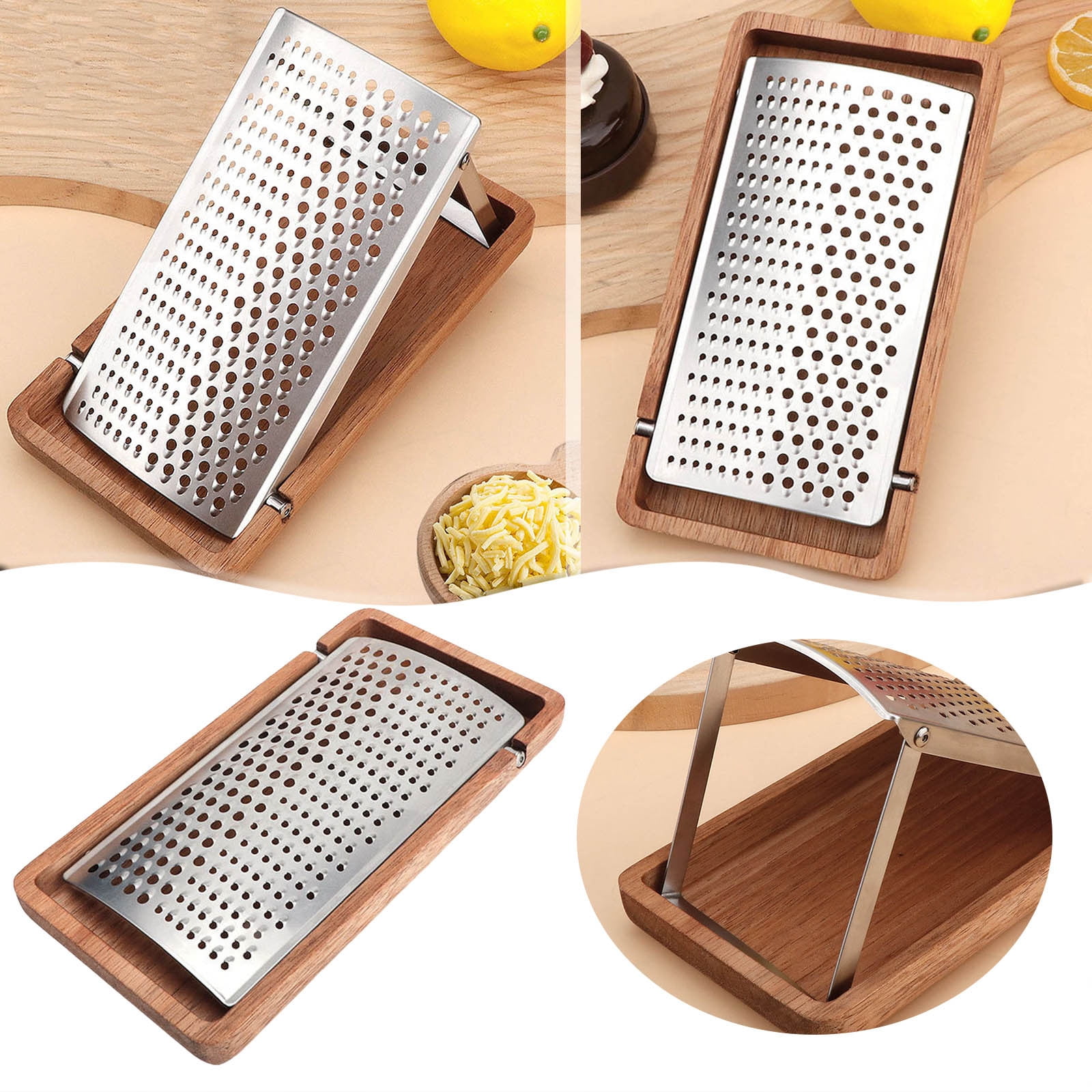 Linjieee Tailors Ham Carrot Soap Base Stainless Steel Grater Bowl