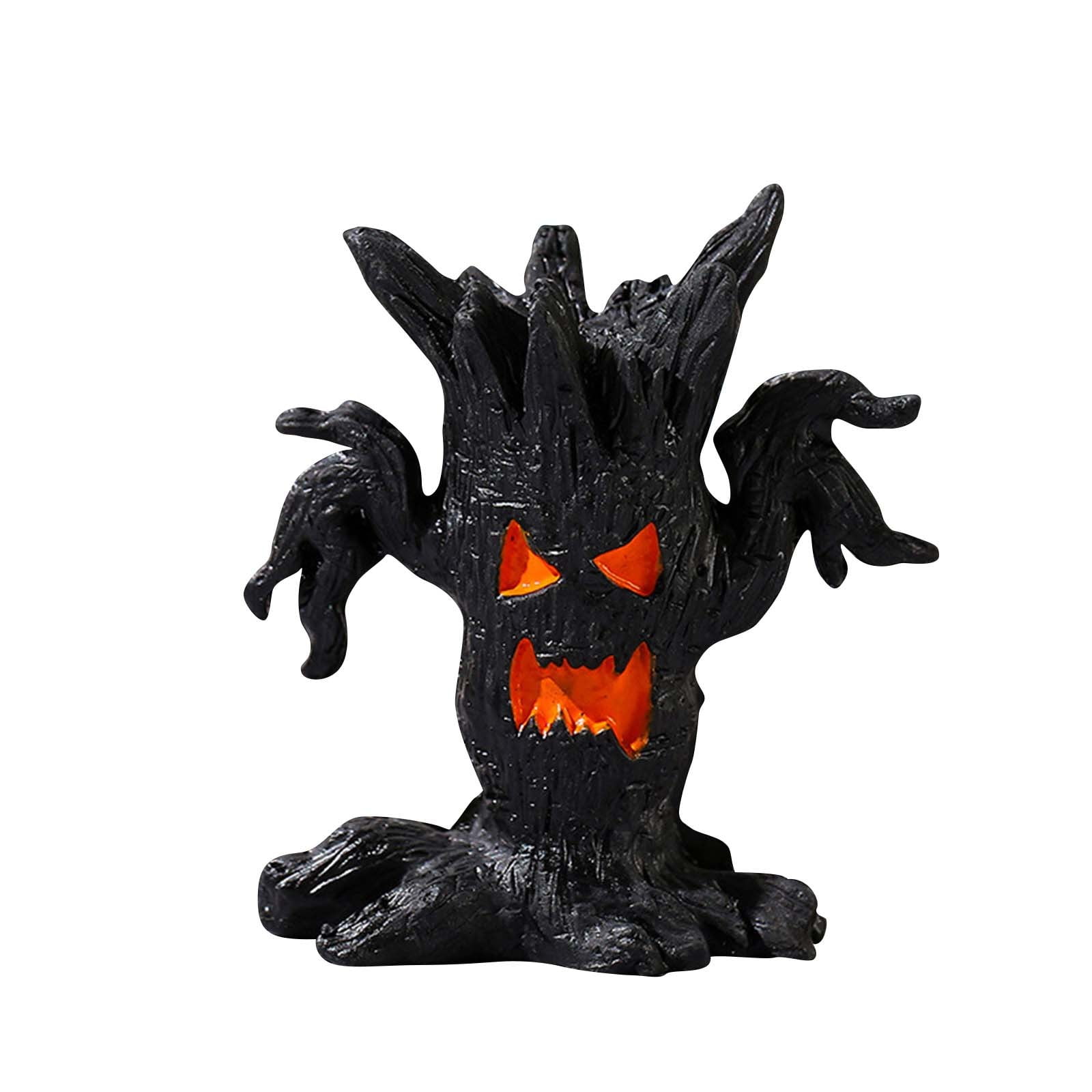 Linjieee Tree Faces Tree Monstéŕ Figurine Realistic Dancing Statues