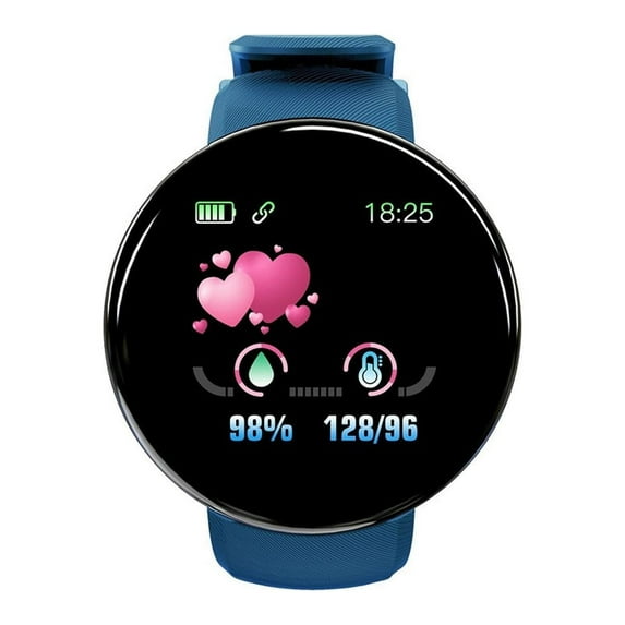 Linjieee Watch with Earbuds inside Youth Watches Boys Analog Watch with Alarm Boys D18S BT4.0 Smart Watch Sleep Fitness Waterproof Watch, 1.44 Inch Upgraded Screen