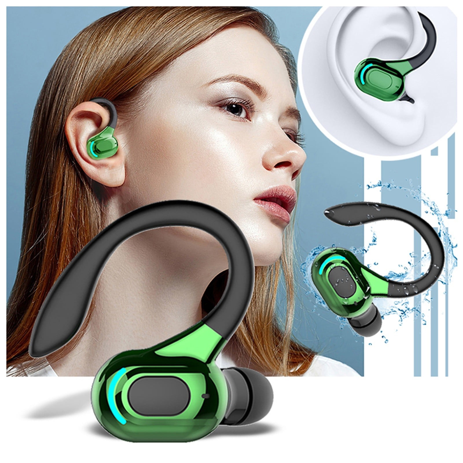 Linjieee Wireless Earbuds Android Quiet on 3 Sleep Earbuds Air Tube
