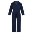 thumbnail image 1 of Linjinx Boys Girls Coverall Mechanic Jumpsuit Full Body Overalls Solid Color Boilersuit Halloween Dark Blue 14, 1 of 5