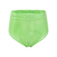 thumbnail image 1 of Linjinx Kids Girls Shiny Dance Briefs Stage Performance Cheerleading Bottom Ballet Yoga Active Shorts Fluorescent Green 150, 1 of 7