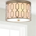 thumbnail image 1 of JONATHAN Y Link 2-Light 12.75" Metal LED Flush Mount, Soft Gold, JYL3509B, 1 of 8