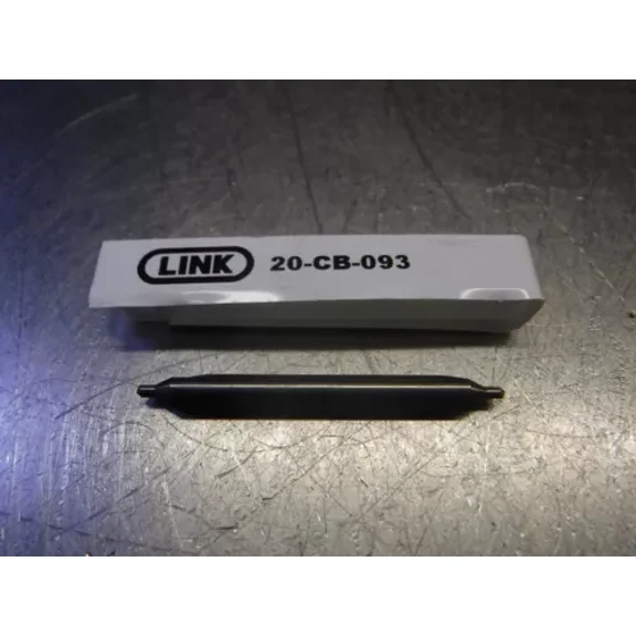 Link 5/64" 2 Flute Carbide Center Drill 3/16" Shank 20-Cb-093 (Loc1391B)