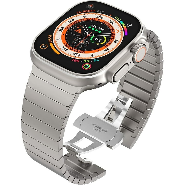 50％ Off  Men Titanium Bracelet for Apple Watch Ultra 2 49mm 45mm 44mm –  www.