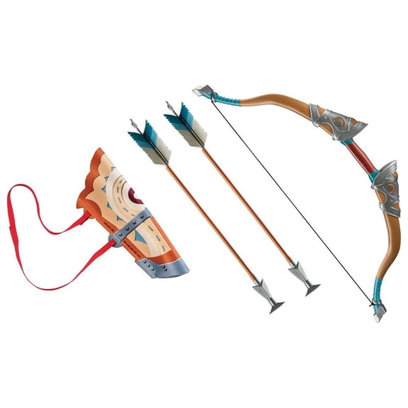 Link Breath Of The Wild Deluxe Bow Set W/Quiver & Arrows Halloween Costume Accessory