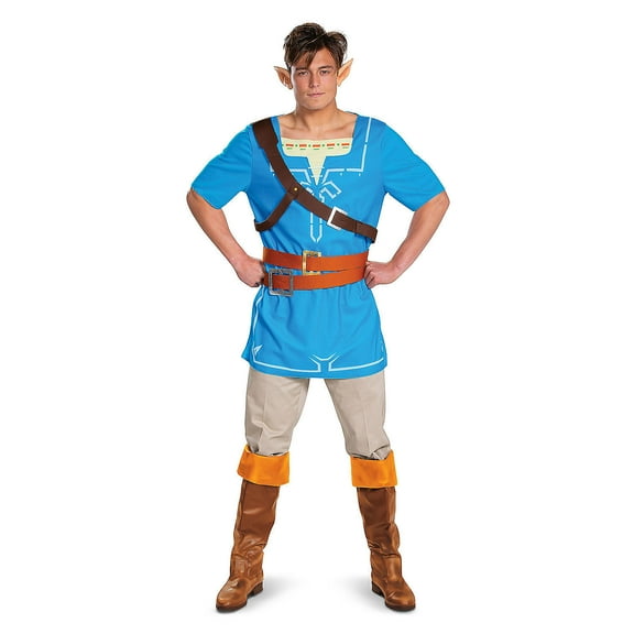 Adults Classic The Legend of Zelda: Breath of the Wild Link Costume - Large/Extra Large 42-46