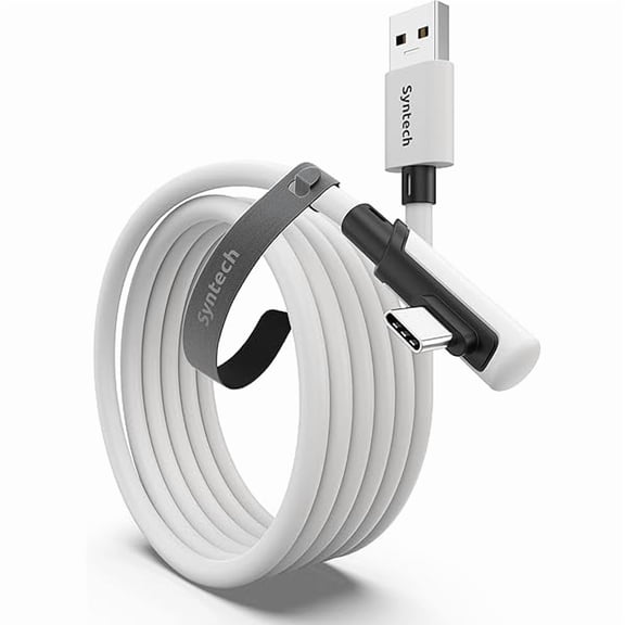 Link Cable 10 FT Compatible with Oculus/Meta Quest 3/Meta Quest 3S, Quest2/Pro/Pico 4/Ultra Accessories and PC/SteamVR, High Speed PC Data Transfer, USB 3.0 to USB C Cable for VR Headset
