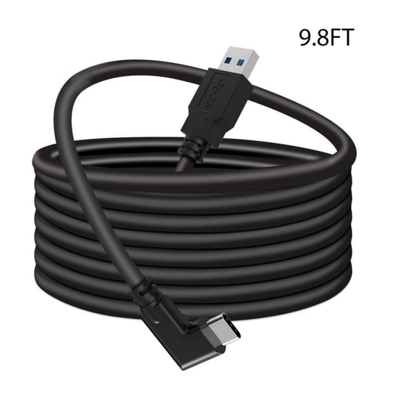 Link Cable 10 FT Compatible with Oculus Quest 2, High Speed PC Data Transfer Oculus Quest 2 Link Cable, Fast Charging USB 3.0 to USB C Cable for VR Headset and Gaming PC