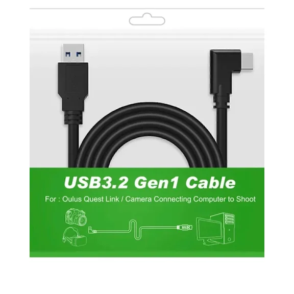 Link Cable 16Ft Compatible For Oculus/Meta Quest 2/1, Usb 3.2 Gen 1 Type A To C