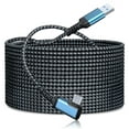 thumbnail image 1 of Link Cable 19FT/6M, Nylon Braided High Speed Data Transfer Fast Charging Cable Compatible for VR Headset Quest Headset Gaming PC Swtroom, 1 of 7