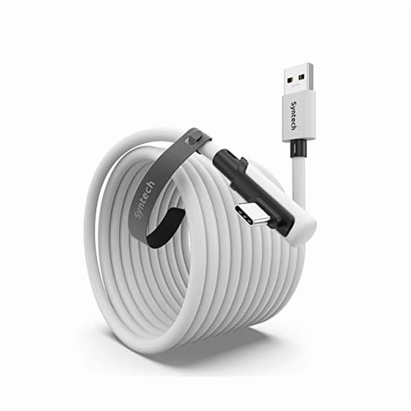 Link Cable 20 FT Compatible with Oculus/Meta Quest 3/Meta Quest2/Pro/Pico 4/Ultra Accessories and PC/SteamVR, High Speed PC Data Transfer, USB 3.0 to USB C Cable for VR Headset