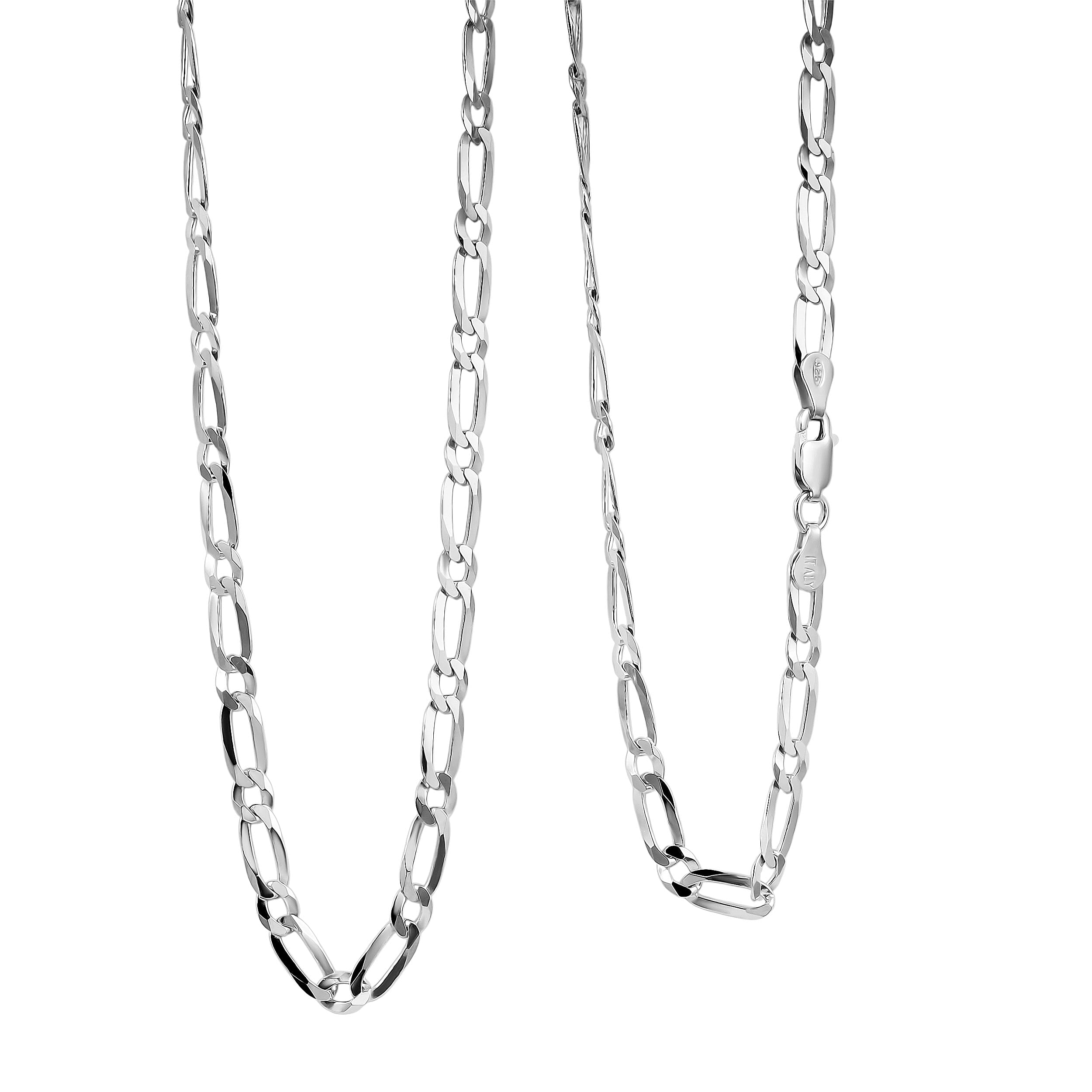 Link Chain Necklace in Sterling Silver 10.50 Grams 24 Inches
