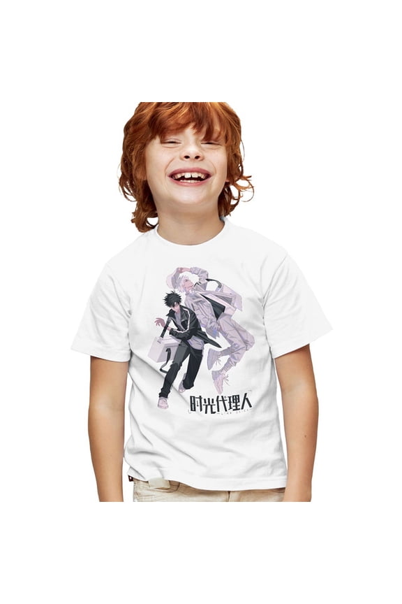 Link Click Action Time Photography Kids T Shirt for Youth Boys and Girls, White, Large