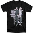 thumbnail image 1 of Link Click Past or Future Let Them Be Unisex Adult Tall T Shirt (2X-Large) Black, 1 of 3