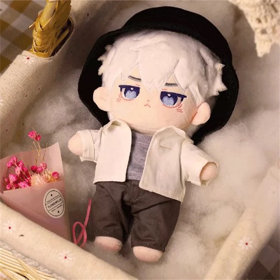 Link Click Shiguang Daili Ren Cheng Xiaoshi Lu Guang BL Plush 20cm Doll Body Clothes Outfit Toy Cosplay Fan TGCF Gift Cute C