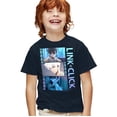 thumbnail image 1 of Link Click Xiaoshi, Guang, Ling Photos Kids T Shirt for Youth Boys and Girls, Navy, Medium, 1 of 5