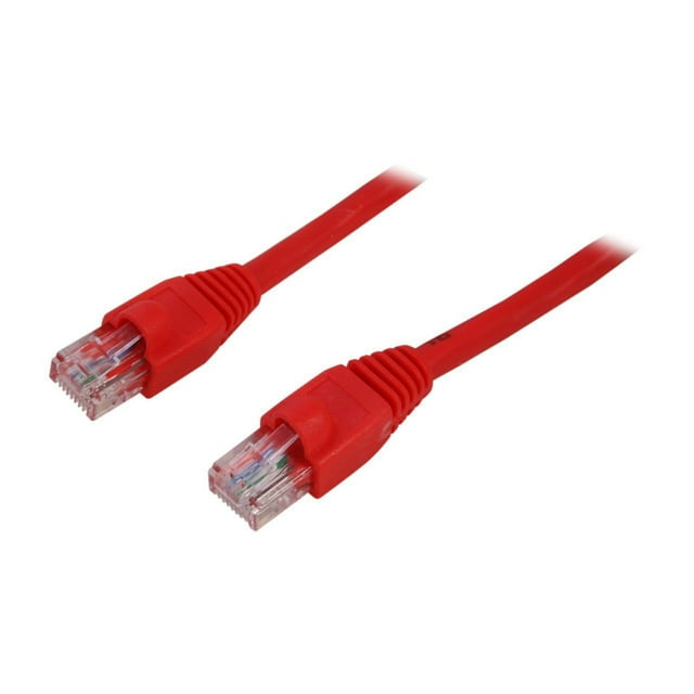 Link Depot C6M-14-RDB 14 ft. Cat 6 Red Network Cable