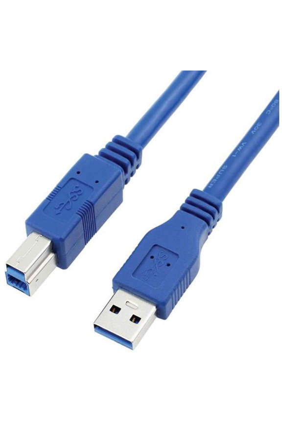 USB 3.0 A Male to B Male 5 Feet - USB 3 Cable, USB 3.0 A to B Cable (USB-30-5-AB)