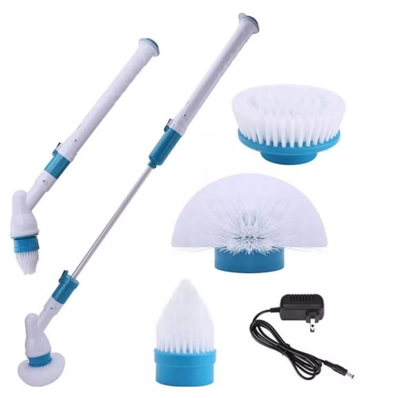 Link Extendable Cordless Power Scrubber Ergonomic Electric Spin Scrubber for Bathroom and Kitchen Tiles, Rechargeable Cordless Cleaning Brush