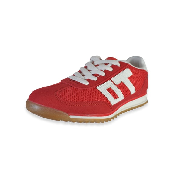 Link Girls' Essential FlexSport Sneakers Color: red/white Size: 9 toddler