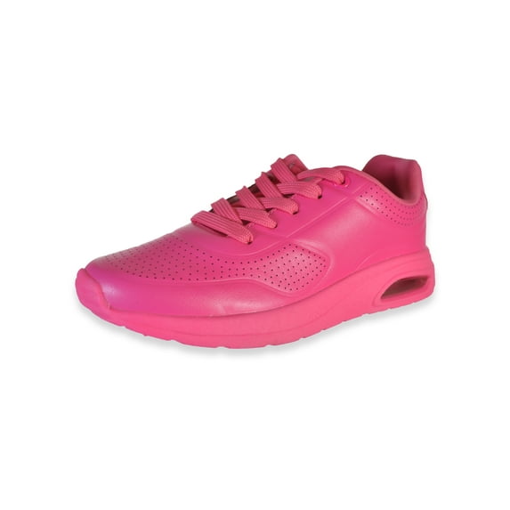 Link Girls' Essential Sneakers Color: fuchsia Size: 2 youth