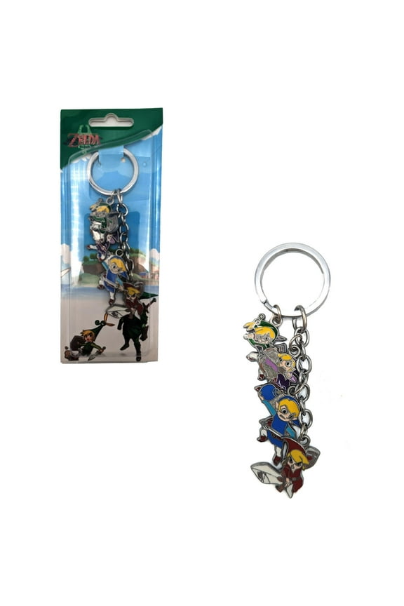 Link - The Legend of Zelda 1" Keychain 4 pc. Pendant
