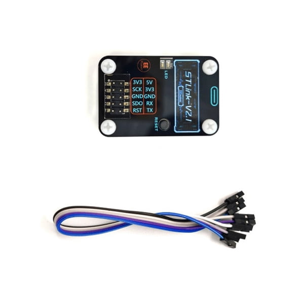 Link Version 2.1 Programmer 3.3V/5V Emulation Debugging Downloader Supports Multiple Models User Friendly