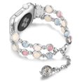 thumbnail image 1 of Link bracelet strap For Apple watch band 40mm 44mm 41mm 45mm 38mm 42mm 40 Luminescence Women Bracelet Iwatch series 3 4 5 se 6 7, 1 of 7