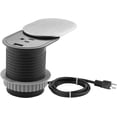 thumbnail image 1 of Link2Home Space Saver Grommet Socket with 1 Power Outlet & 1 USB Port, 1 of 8