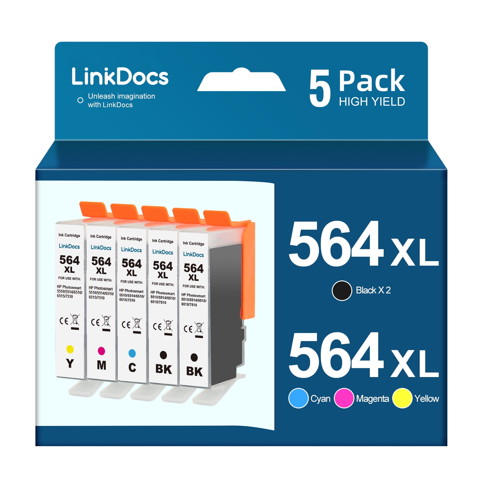 10 Cartucce Compatibili HP 564XL – Nero, Ciano, Magenta, Giallo Per Photosmart E Non Solo - Foto 3