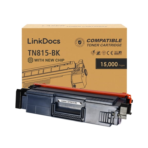 LinkDocs TN815 Black Compatible Toner Cartridge Replacement for Brother TN-815 BK Work for Brother HL-L9410cdn L9430cdn L9470cdn L9670cdn Printers